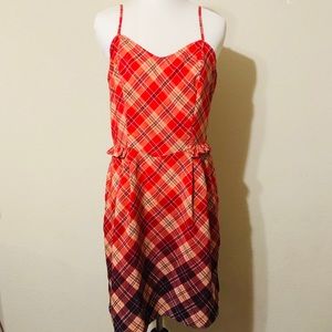 Up-Cycled Plaid Xhilaration Dress